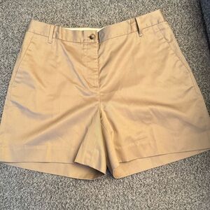 BROOKS BROTHERS Women Khaki Shorts Size 8 New